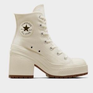 Converse Chuck 70 De Luxe Heel Shoes 'Egret' - Womens 9.5 [A05348C] Mens 7.5